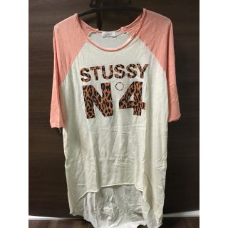 ステューシー(STUSSY)のstussy women Tシャツワンピ(Tシャツ(長袖/七分))