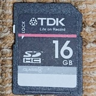 ティーディーケイ(TDK)のSDHCカード 16GB class4 TDK 中古品 (その他)