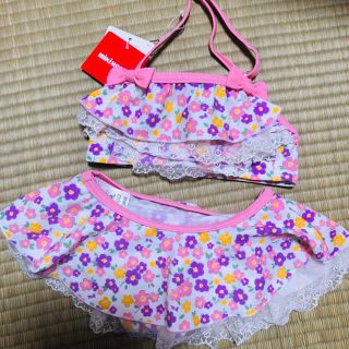 ミキハウス(mikihouse)のミキハウス 花柄ビキニ(水着)