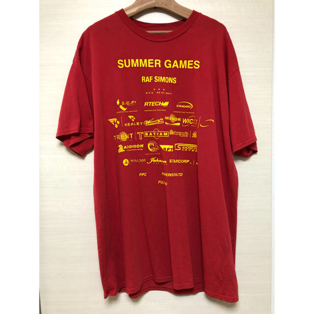 RAF SIMONS summer games Tシャツ M