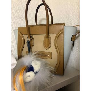 セリーヌ(celine)のゆいさん専用 5/10まで CELINE セリーヌ バイカラー ラゲージ (ハンドバッグ)