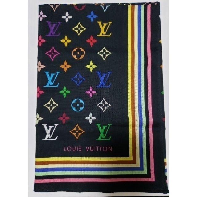 LOUIS VUITTON - 🖤 LOUIS VUITTON マルチカラー バンダナ スカーフの通販 by BelleEpoque｜ルイ