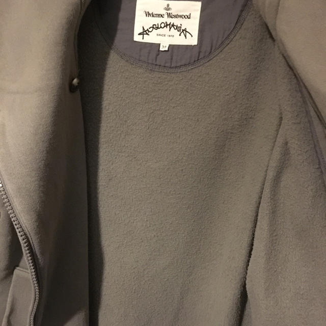 Vivienne Westwood(ヴィヴィアンウエストウッド)のヒフミ様専用 Anglomania スエットロングコート グレー レディースのトップス(パーカー)の商品写真