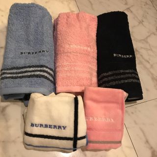 バーバリー(BURBERRY)のバーバリータオルセット 5枚 (タオル/バス用品)