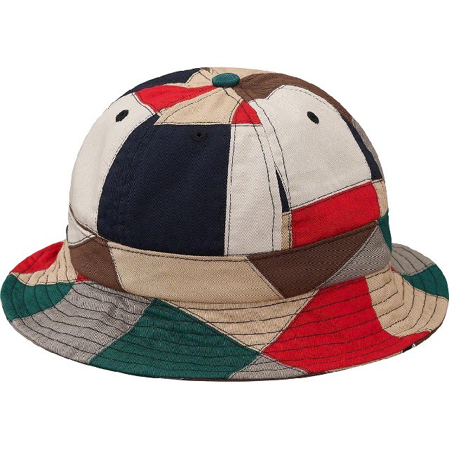 メンズSupreme Patchwork Bell Hat パッチワーク バケット