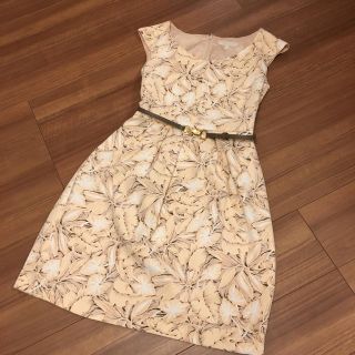 プロポーションボディドレッシング(PROPORTION BODY DRESSING)の【美品】proportion body dressing 花柄 ワンピース(ひざ丈ワンピース)