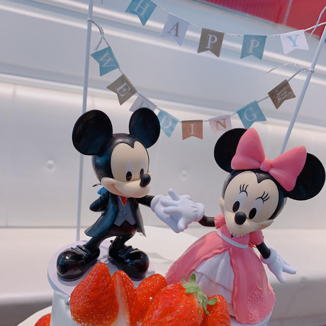 Disney(ディズニー)のディズニー ミッキー♡ミニー フィギュア 結婚式 エンタメ/ホビーのおもちゃ/ぬいぐるみ(キャラクターグッズ)の商品写真