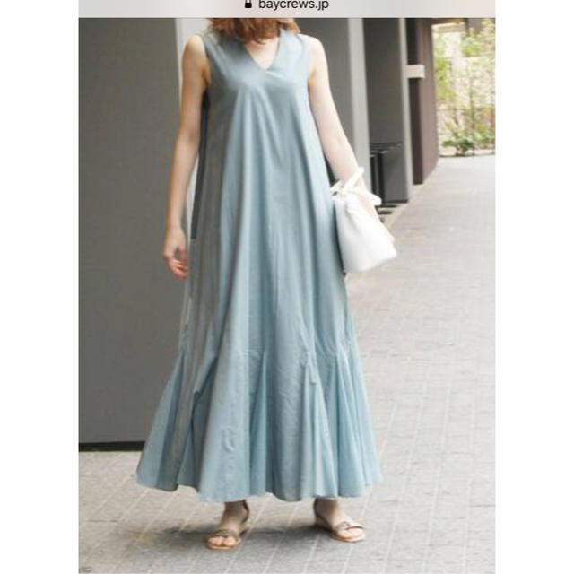 Noble(ノーブル)の新品MARIHA 夏の月影のドレス 水色 ブルー ワンピース noble購入 レディースのワンピース(ロングワンピース/マキシワンピース)の商品写真
