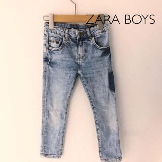 ザラキッズ(ZARA KIDS)のZARA BOYS キッズ デニム スキニーダメージ加工 ザラ  (パンツ/スパッツ)