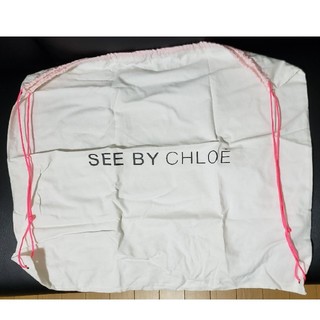 シーバイクロエ(SEE BY CHLOE)のSEE BY CHLOEコットン巾着袋大(シーバイクロエ)(ショップ袋)