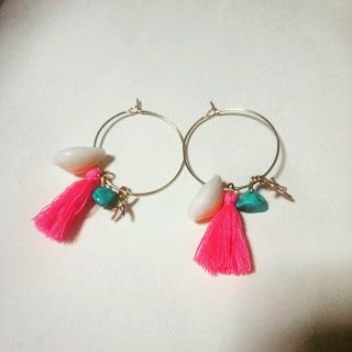 タッセルフープピアス(ピアス)