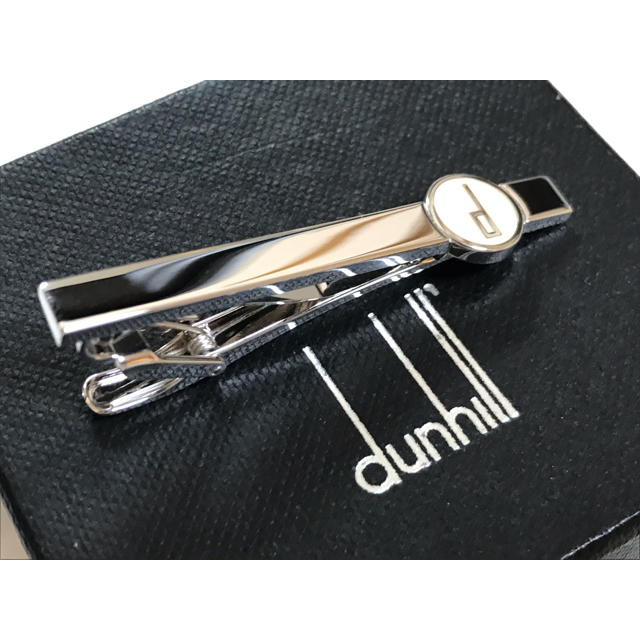 Dunhill - 極美 ダンヒル ネクタイピン タイピン タイバー ホワイト シルバーの通販 by zest shop｜ダンヒルならラクマ