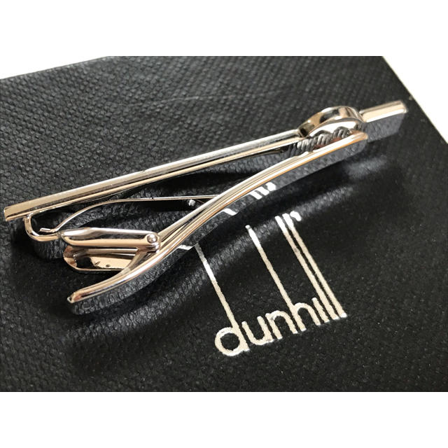 Dunhill - 極美 ダンヒル ネクタイピン タイピン タイバー ホワイト シルバーの通販 by zest shop｜ダンヒルならラクマ