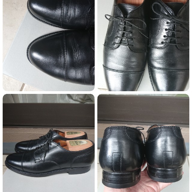 Alden(オールデン)の値下げ☆オールデン 7 1/2 971 カーフ BLACK 25.5 メンズの靴/シューズ(ドレス/ビジネス)の商品写真