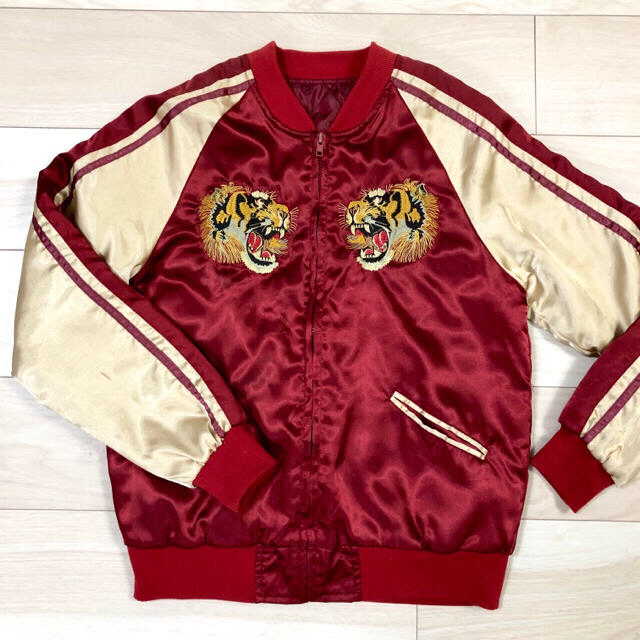 虎 刺繍 スカジャン レディースのジャケット/アウター(スカジャン)の商品写真