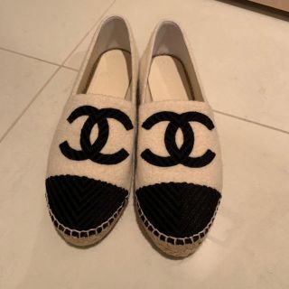 シャネル(CHANEL)のCHANEL エスパドリーユ 41 新品未使用(スリッポン/モカシン)