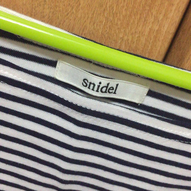 SNIDEL(スナイデル)のsnidel ボーダーカットソー☆ レディースのトップス(カットソー(半袖/袖なし))の商品写真