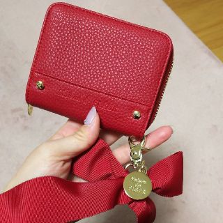 メゾンドフルール(Maison de FLEUR)の定価9790円✨完売品🌸新品♥️Melanieリボンチャームミニウォレット(財布)