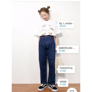 フィグロンドン(fig London)のfig London 羊牧場Tシャツ 白(Tシャツ(半袖/袖なし))