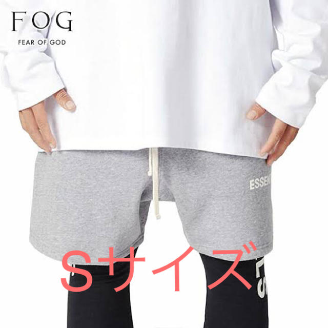 新品】FOG Essentials グレー フリース スウェット ショーツ 全品限定 ...