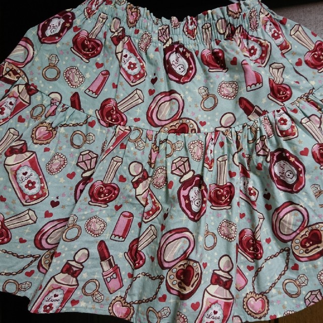 SWIMMER(スイマー)のスイマー ロリータ コスメ柄 襟セット レディースのスカート(ミニスカート)の商品写真