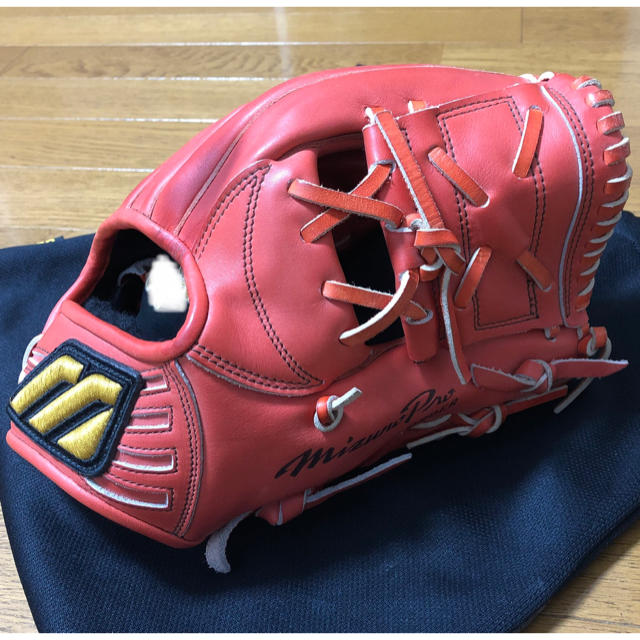 MIZUNO(ミズノ)のミズノプロ  ビックM 硬式用オーダーグローブ 内野手 スポーツ/アウトドアの野球(グローブ)の商品写真