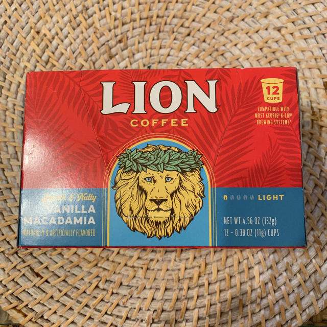 LION(ライオン)のlion coffee k-cup用 バニラマカダミア 食品/飲料/酒の飲料(コーヒー)の商品写真