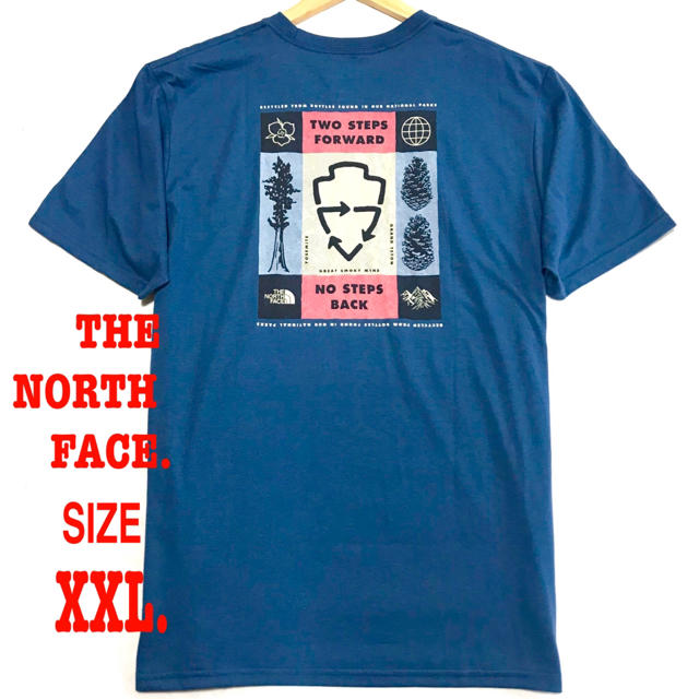 THE NORTH FACE(ザノースフェイス)のポケT ☆ XXL相当 新品 ノースフェイス バックプリント メンズ レア メンズのトップス(Tシャツ/カットソー(半袖/袖なし))の商品写真