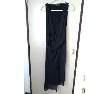 ザラ(ZARA)の最終値下げ【美品】ZARAwomanシースルーワンピース(ロングワンピース/マキシワンピース)