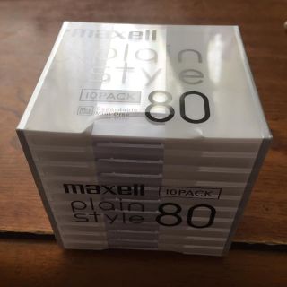 マクセル(maxell)のゴールド様専用★maxell 音楽用MD 80分 １０枚 新品未開封(その他)