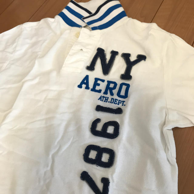 AEROPOSTALE(エアロポステール)のAEROPOSTALE ポロシャツ XS キッズ/ベビー/マタニティのキッズ服男の子用(90cm~)(Tシャツ/カットソー)の商品写真