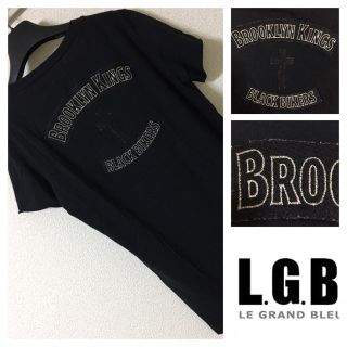 ルグランブルー(LGB)の◆レア◆L.G.B. ルグランブルー◆BLACK BIKERS VネックTシャツ(Tシャツ/カットソー(半袖/袖なし))