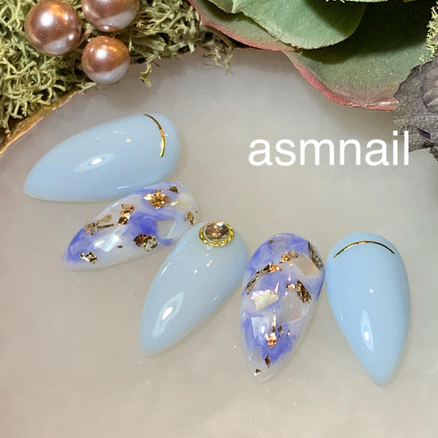 ネイルチップ ジェルネイル  asmnail コスメ/美容のネイル(つけ爪/ネイルチップ)の商品写真