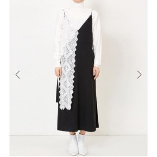 ルシェルブルー(LE CIEL BLEU)のLE CIEL BLEU Lace Paneled Dress(ロングワンピース/マキシワンピース)