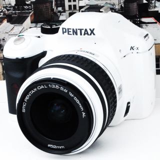 ペンタックス(PENTAX)の★WIFI転送★可愛いエントリー機★届いてすぐ使える★ペンタックス K-X(デジタル一眼)