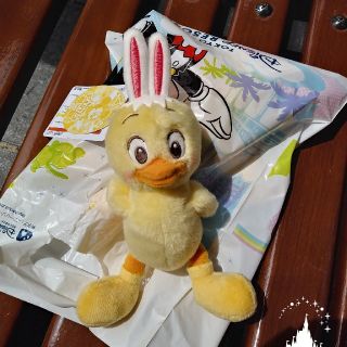 ディズニー(Disney)のディズニーイースターうさぴよ　ぬいぐるみバッチ(キャラクターグッズ)