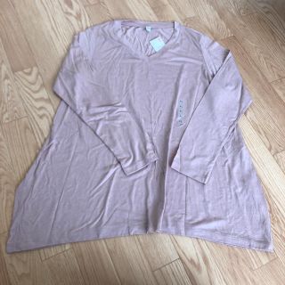 ユニクロ(UNIQLO)のUNIQLO ドレープロングＶネックT(Tシャツ(長袖/七分))