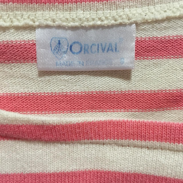 ORCIVAL(オーシバル)の《最終値下げ中です！！》オーチバル ボーダーT キッズ8 キッズ/ベビー/マタニティのキッズ服女の子用(90cm~)(Tシャツ/カットソー)の商品写真