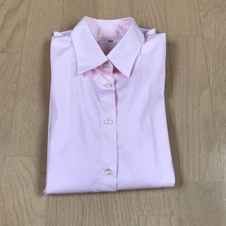 ユニクロ(UNIQLO)のユニクロ  ピンク  七分袖ブラウス(シャツ/ブラウス(長袖/七分))