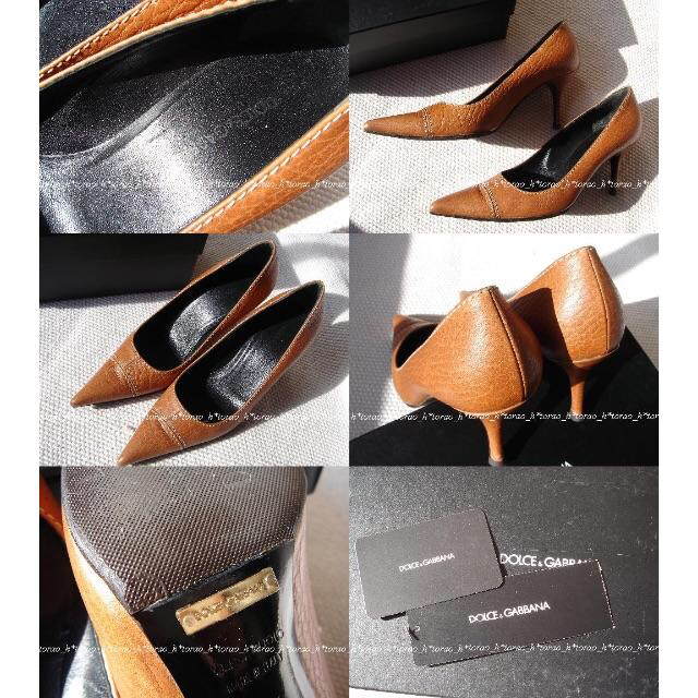 DOLCE&GABBANA(ドルチェアンドガッバーナ)のドルチェ&ガッパーナ ステッチ ハイヒール パンプス レディースの靴/シューズ(ハイヒール/パンプス)の商品写真