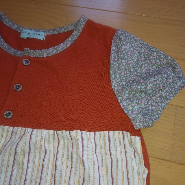 hakka kids(ハッカキッズ)のsale☆Hakka　kids  ワンピース　(130cm) キッズ/ベビー/マタニティのキッズ服女の子用(90cm~)(ワンピース)の商品写真