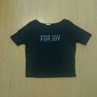 ジーユー(GU)の黒 グラフィックTシャツ＊XL(Tシャツ(半袖/袖なし))