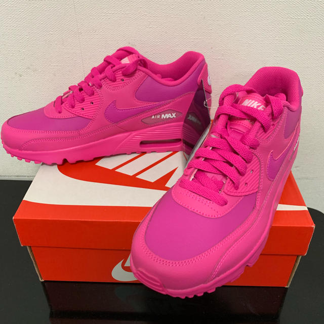 NIKE(ナイキ)のNIKE AIR MAX 90 LTR (GS) 25cm ピンク レディースの靴/シューズ(スニーカー)の商品写真