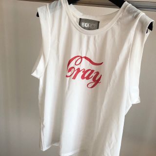 ジャーナルスタンダード(JOURNAL STANDARD)のBeach Riot ビーチライオット／プリント メッシュノースリーブカットソー(Tシャツ(半袖/袖なし))