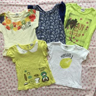 ベベ(BeBe)のTシャツ 5枚 ショートパンツ セット(Tシャツ/カットソー)