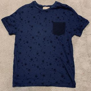 ザラ(ZARA)の美品 ZARA BOYS ネイビー 星 Tシャツ 152 150(Tシャツ/カットソー)