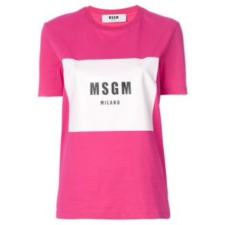 エムエスジイエム(MSGM)のレアカラー✨ MSGM ボックスロゴTシャツ(Tシャツ(半袖/袖なし))