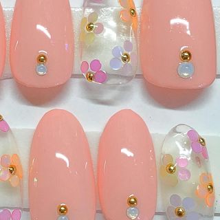 ホログラム ネイルチップ コスメ/美容のネイル(つけ爪/ネイルチップ)の商品写真