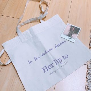 Her lip to limited store ノベルティ(トートバッグ)