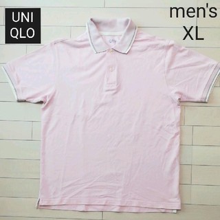ユニクロ(UNIQLO)の【M1】UNIQLO ポロシャツ DRY pink＊XL＊(ポロシャツ)